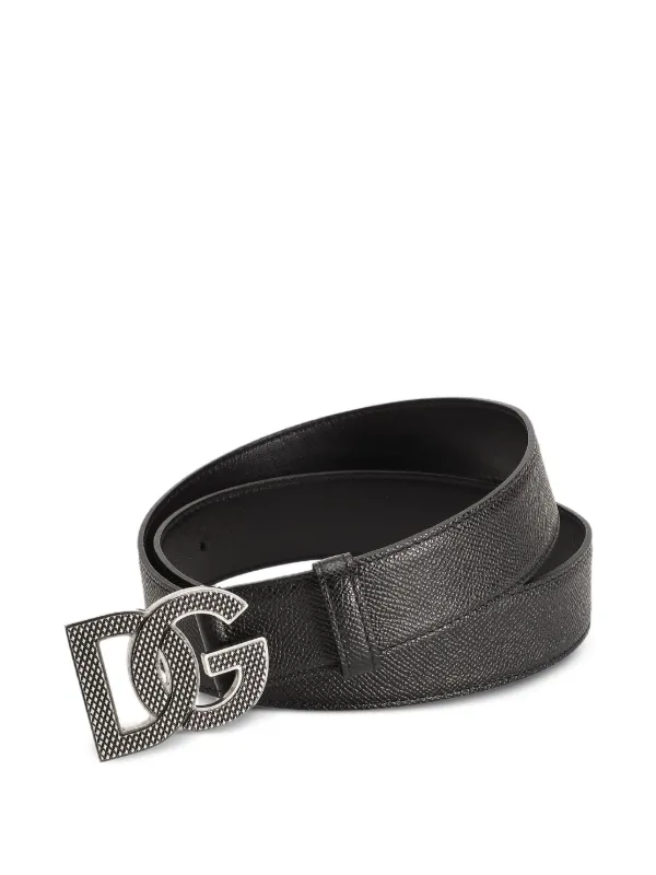 Dolce & Gabbana logo-embellished Leather Belt | Black | FARFETCH