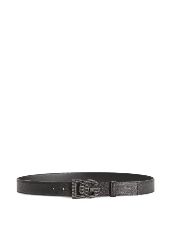 【DOLCE&GABBANA】レザーベルト　ブラック Dolce & Gabbana レザーベルト | ブラック | FARFETCH JP