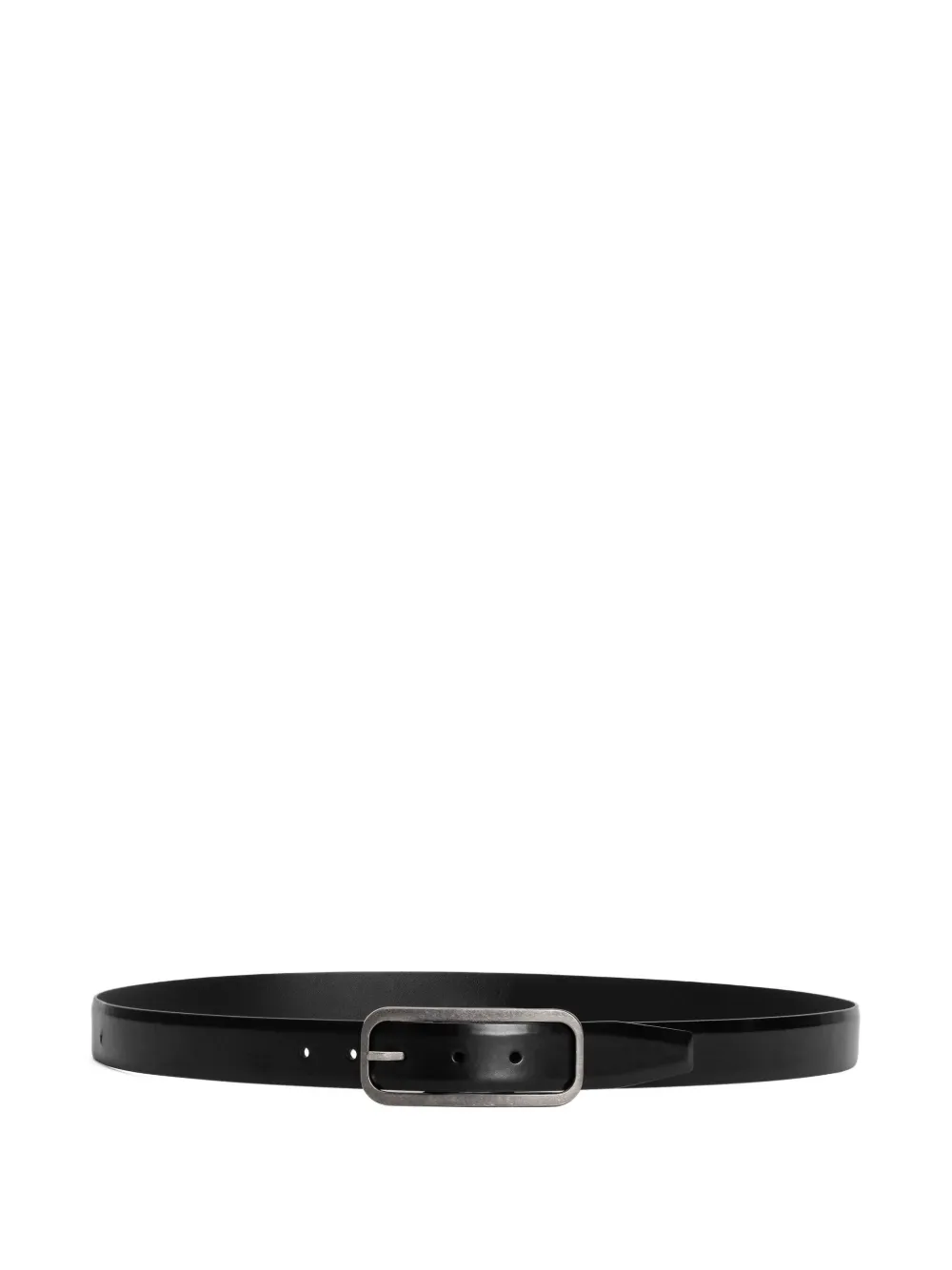 Dolce & Gabbana rectangular-buckle leather belt | Black | Image 1