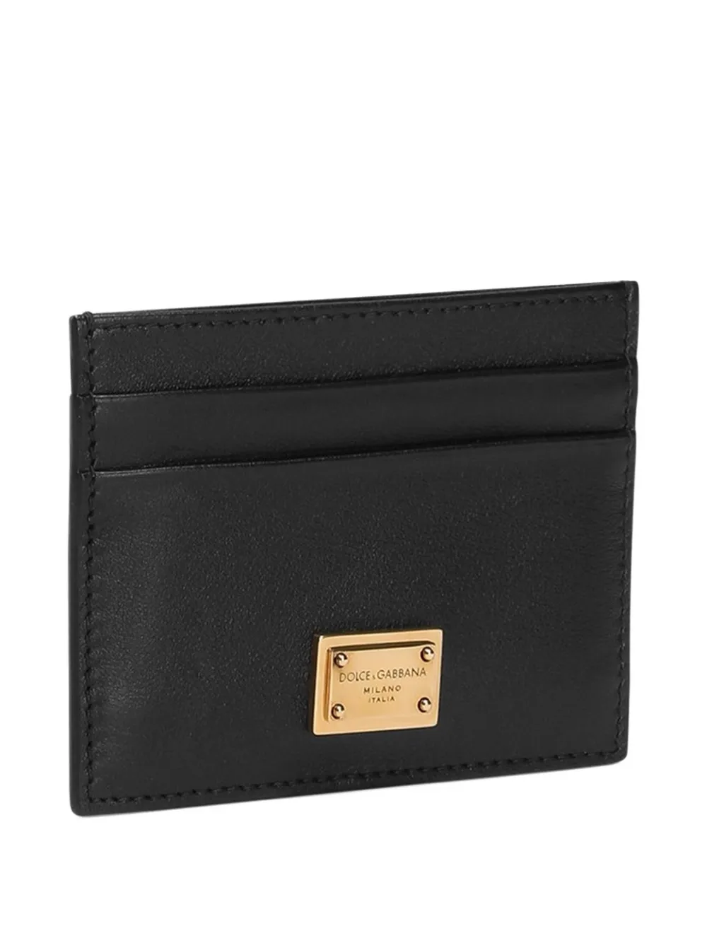 Dolce & Gabbana Leren pasjeshouder Zwart