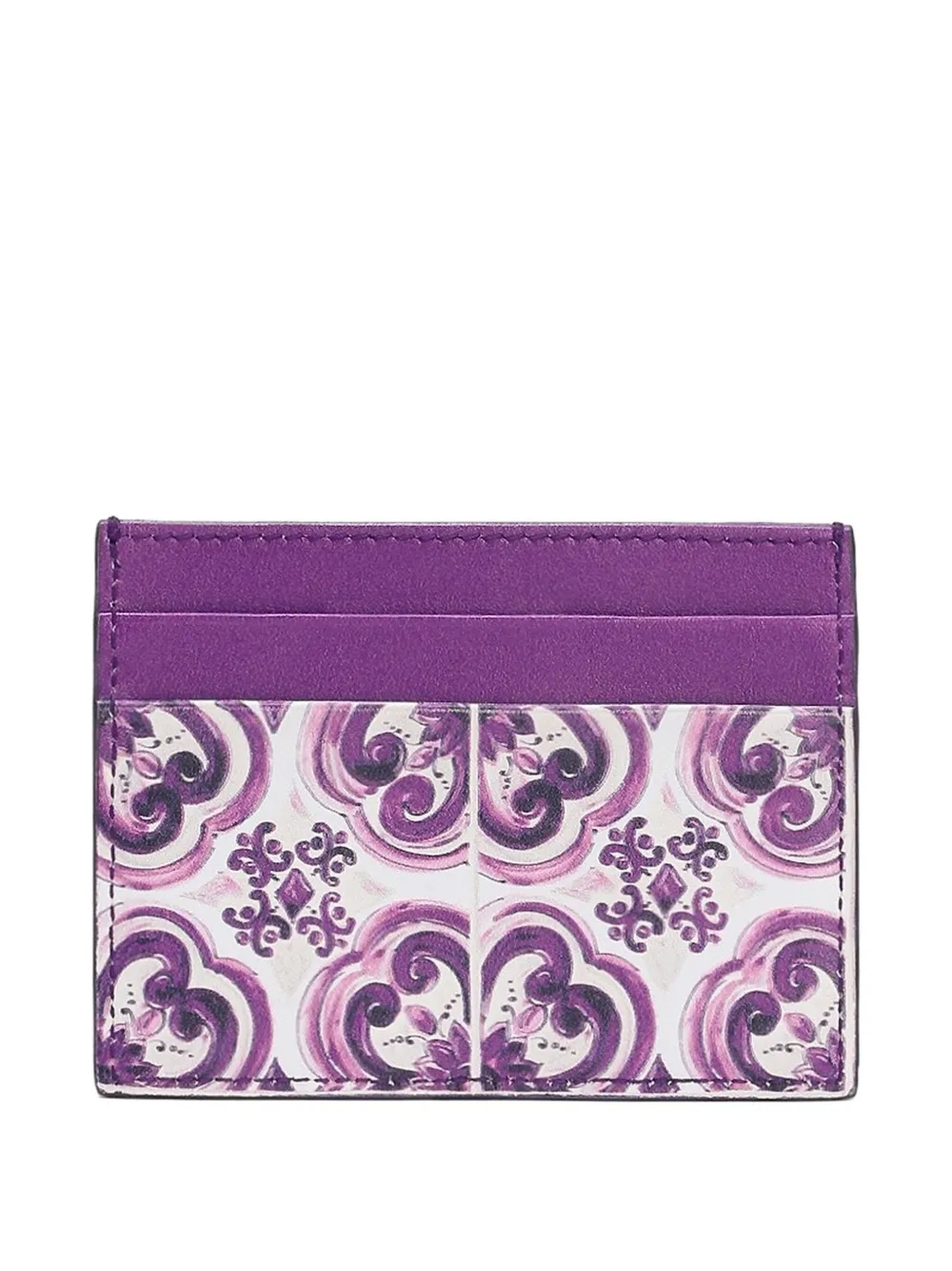 Dolce & Gabbana Pasjeshouder met Majolica-print - Wit