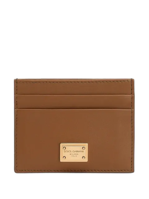 Dolce & Gabbana logo-plaque cardholder
