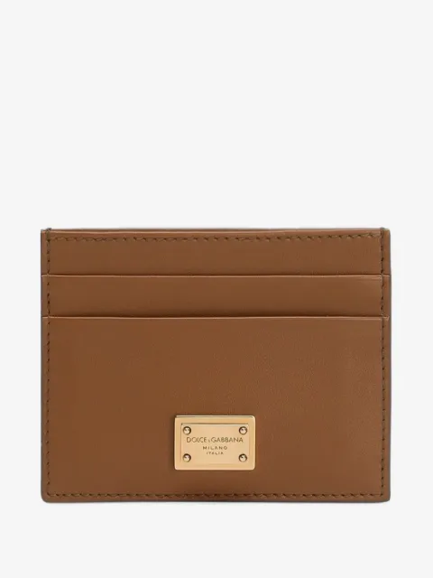 Dolce & Gabbana porte-carte à plaque logo