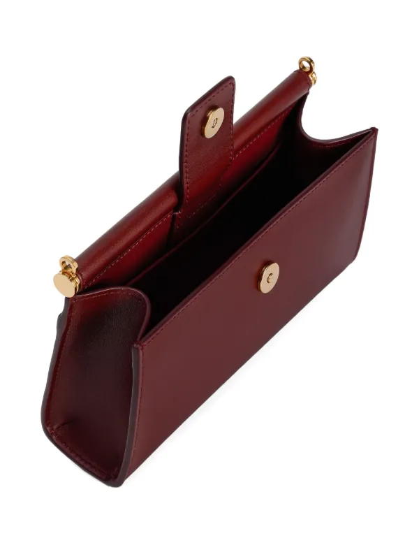 【関税・送料込み】Dolce&Gabbana レザーショルダーバッグ Dolce & Gabbana レザーショルダーバッグ | レッド | FARFETCH JP