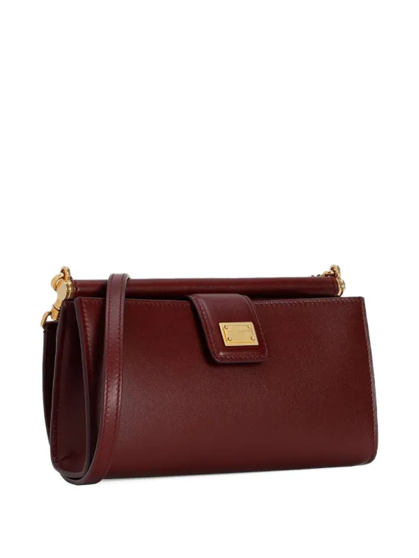 DOLCE&GABBANA レザーショルダーバッグ Dolce & Gabbana レザーショルダーバッグ | レッド | FARFETCH JP