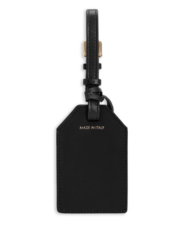 Dolce & Gabbana Sicily Leather Luggage Tag | Black | FARFETCH CA