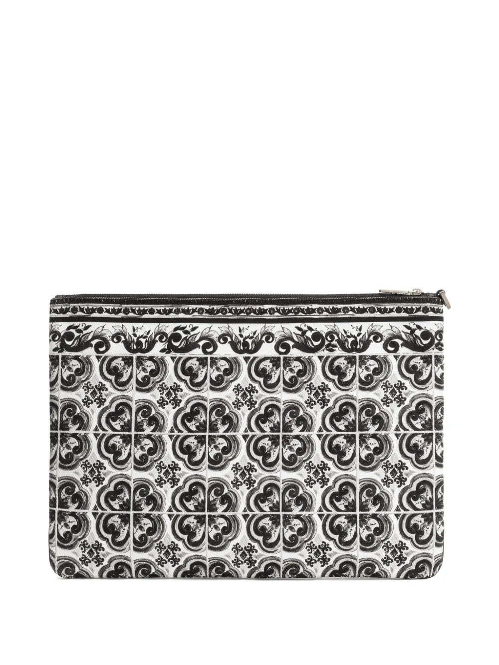 Dolce & Gabbana graphic-print leather clutch bag | Image 2