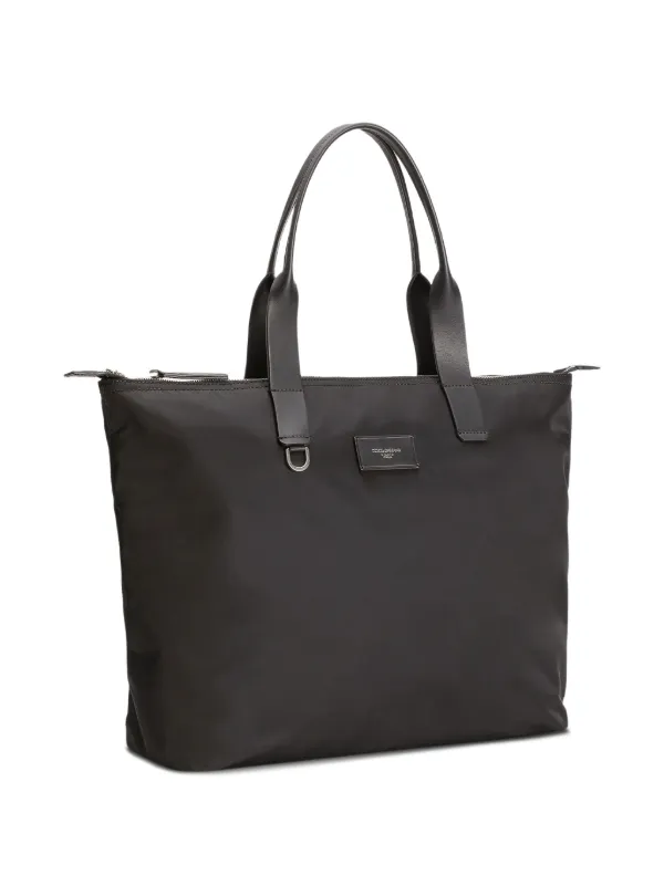 Dolce & Gabbana ロゴプレート ハンドバッグ | ブラック | FARFETCH JP