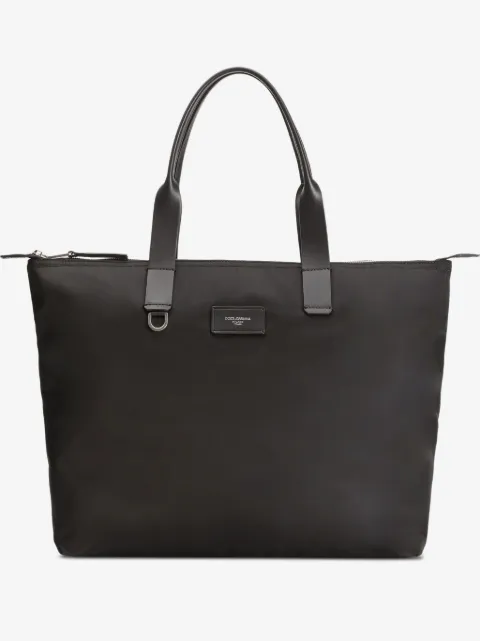 Dolce & Gabbana sac cabas à plaque logo