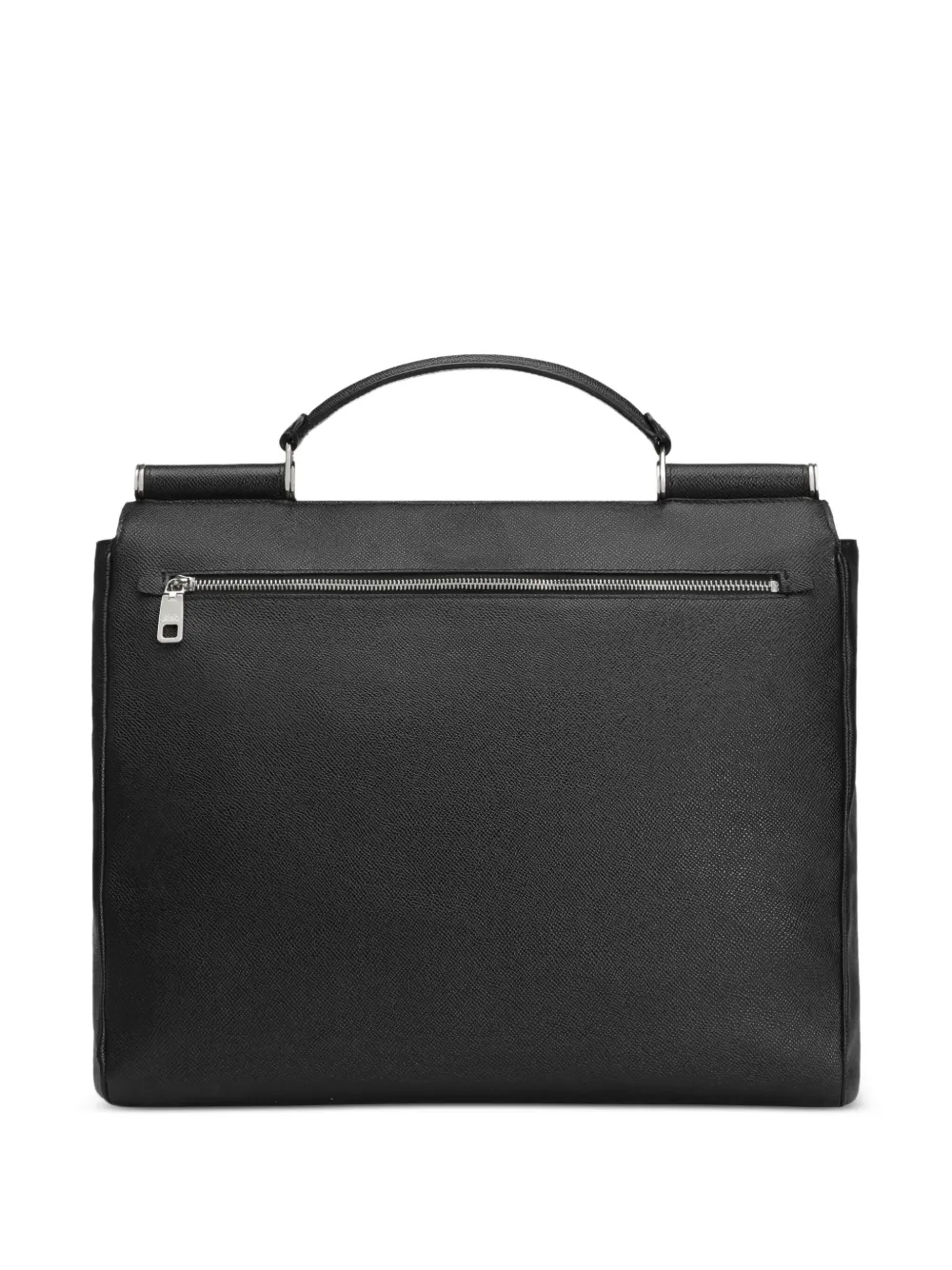 Dolce & Gabbana Sicily leren schoudertas Zwart
