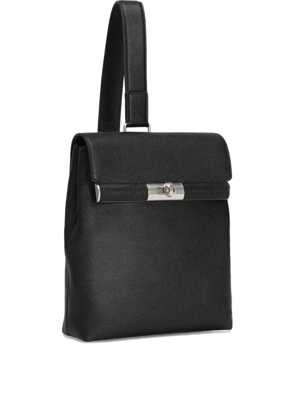 Dolce & Gabbana Marlene leren crossbodytas met structuur Zwart