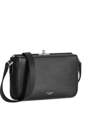 Dolce & Gabbana レザー メッセンジャーバッグ | ブラック | FARFETCH JP