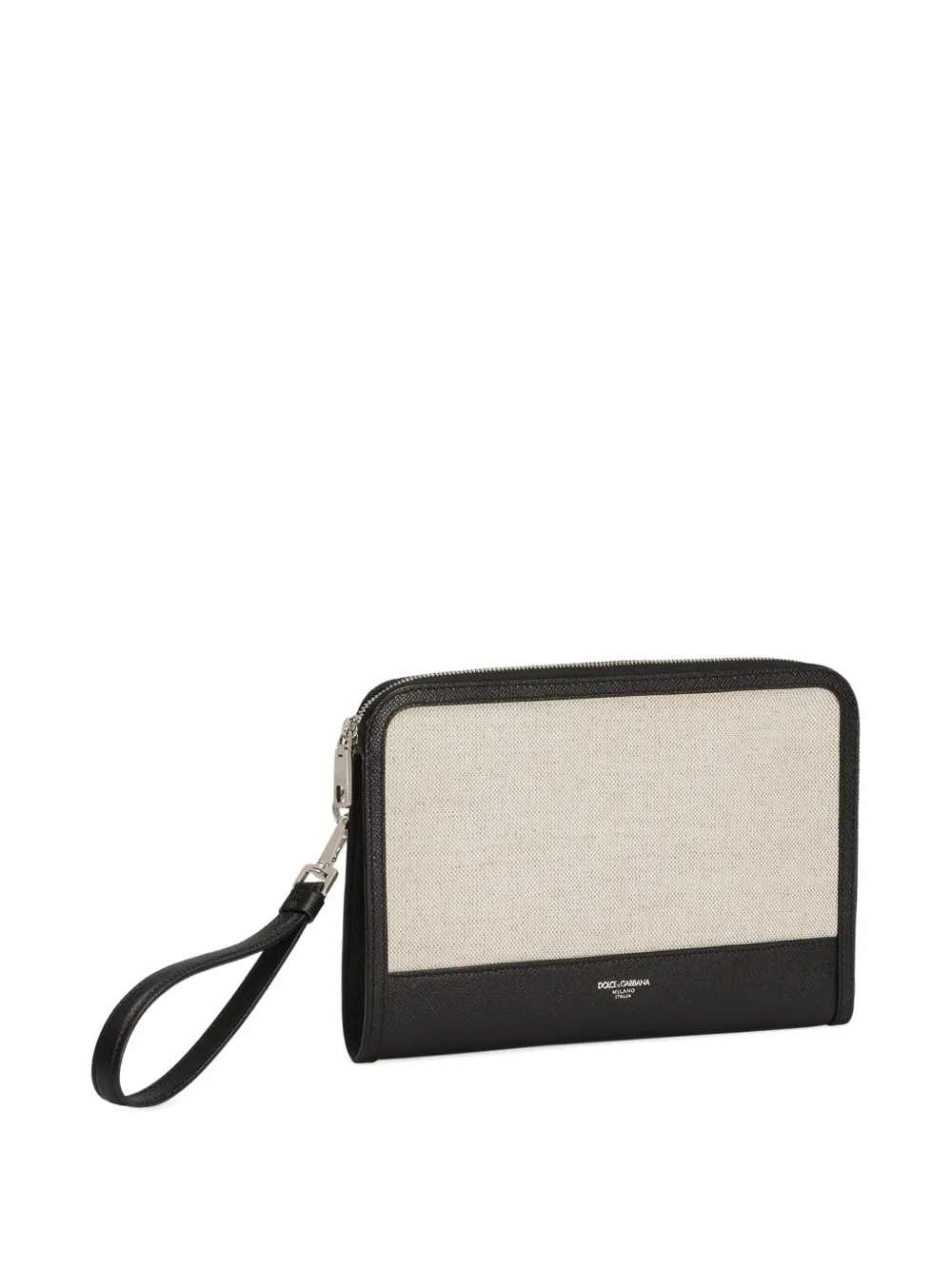 Dolce & Gabbana Canvas clutch Beige