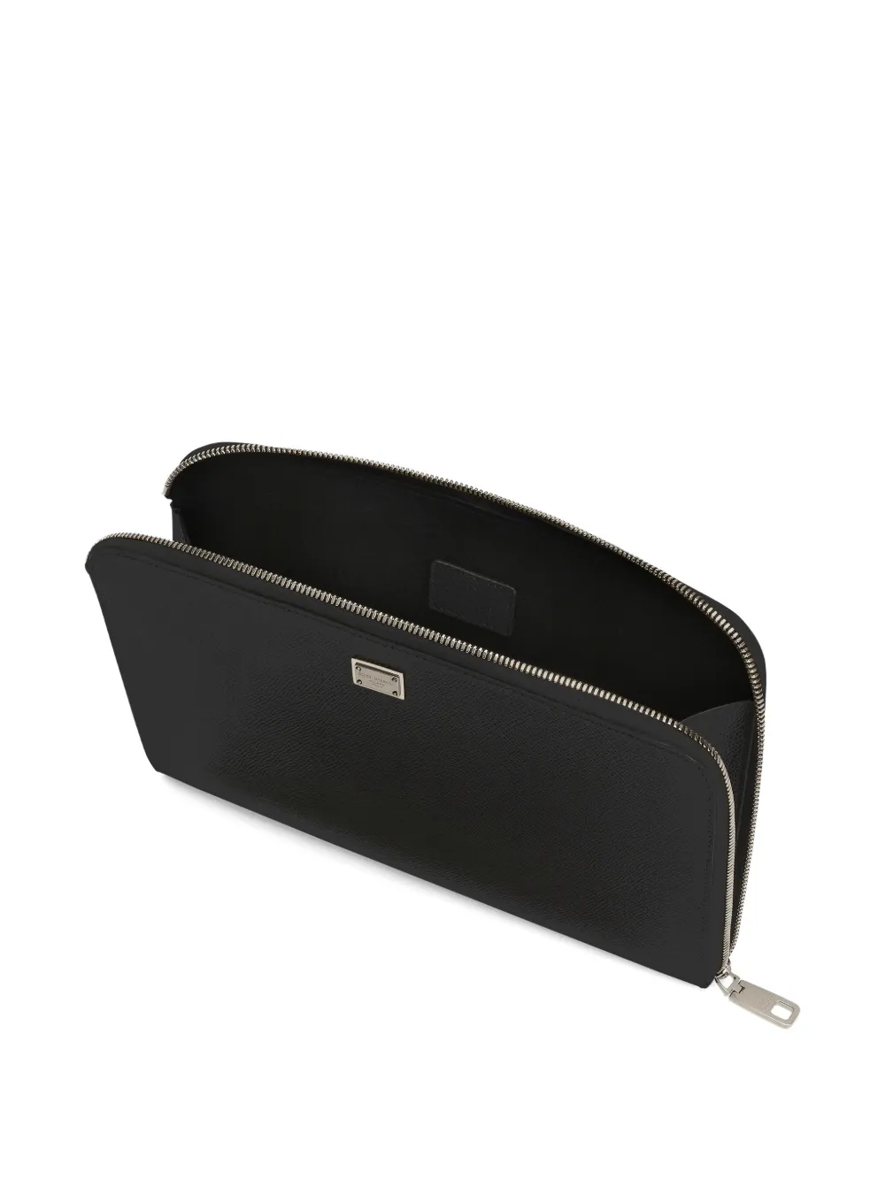 Dolce & Gabbana Leren clutch Zwart