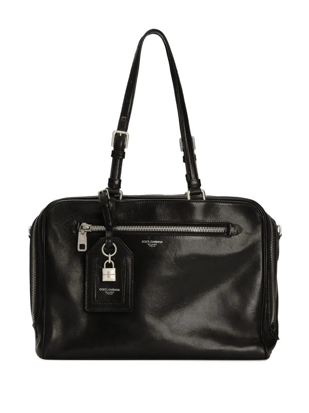 Dolce & Gabbana zip-fastening buckle messenger bag | Black | Image 1