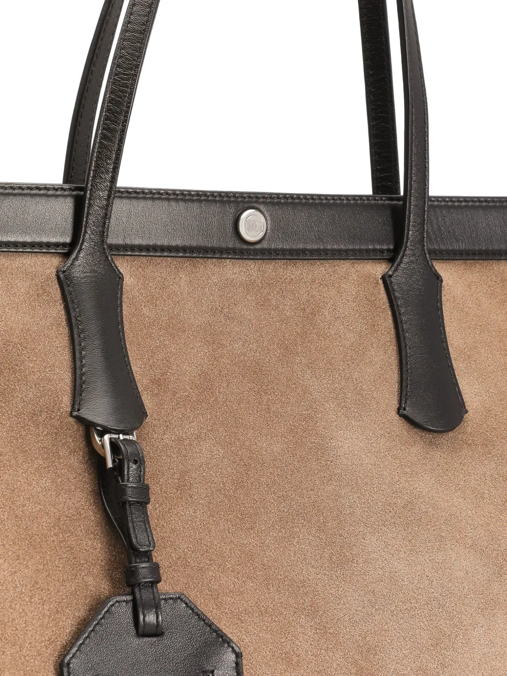 Dolce & Gabbana Atene suède shopper Bruin