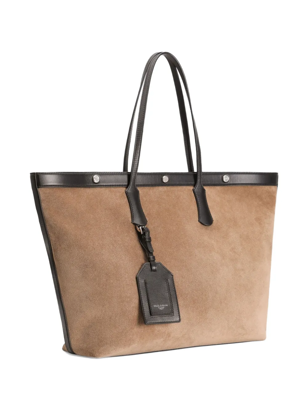 Dolce & Gabbana Atene suède shopper Bruin
