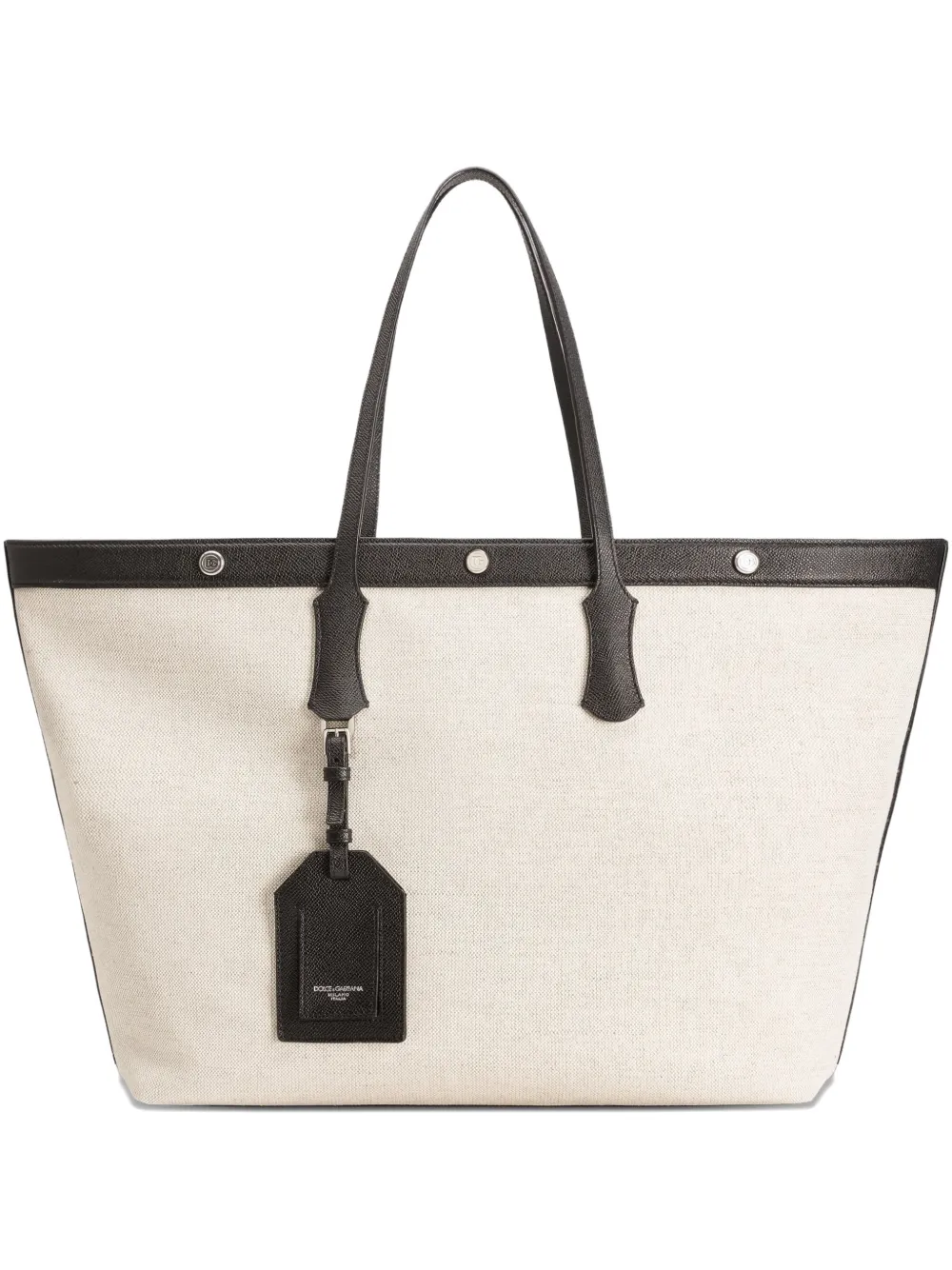 Dolce & Gabbana canvas shoulder bag | Neutrals | Image 1