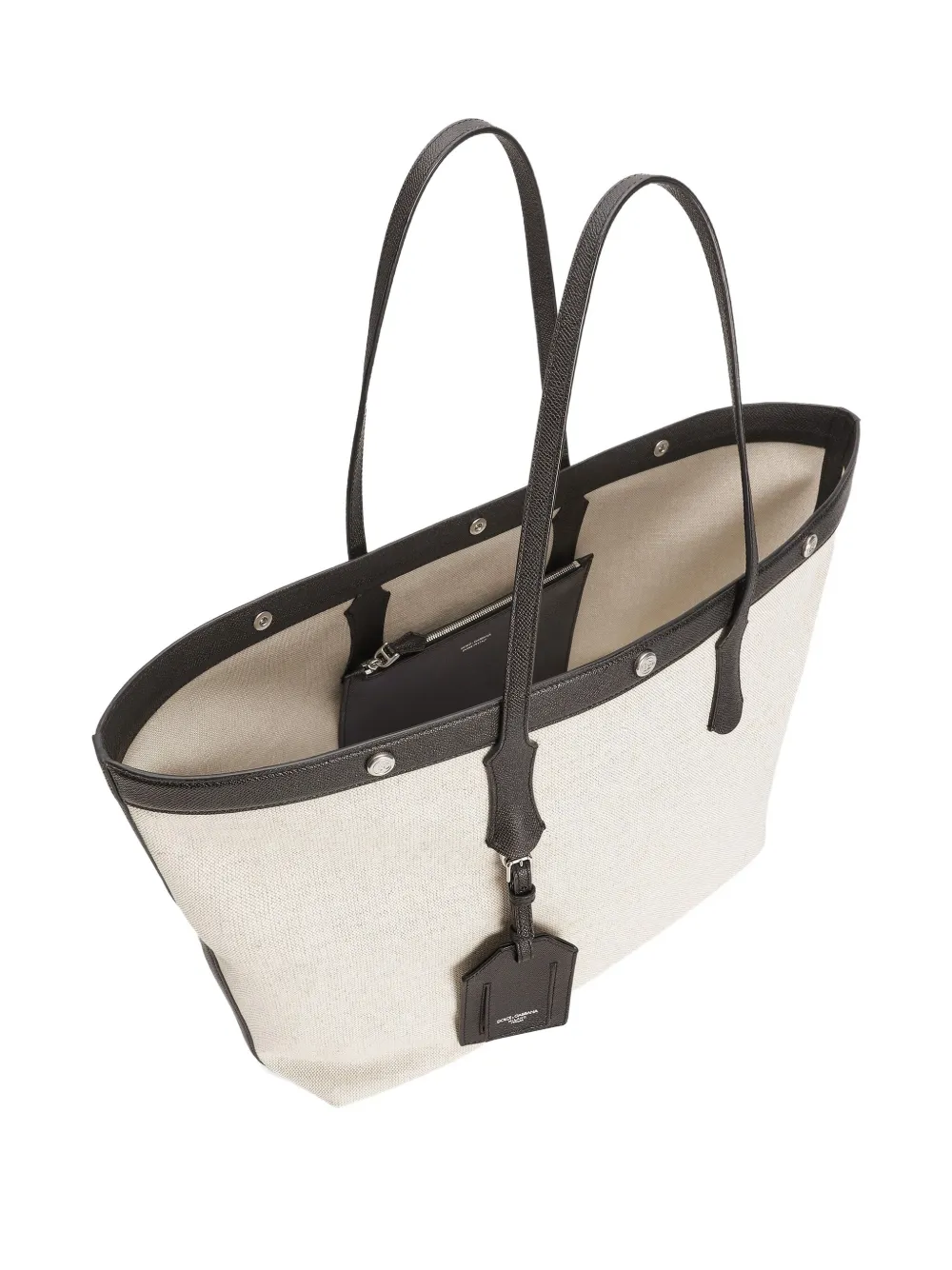 Dolce & Gabbana Canvas schoudertas Beige