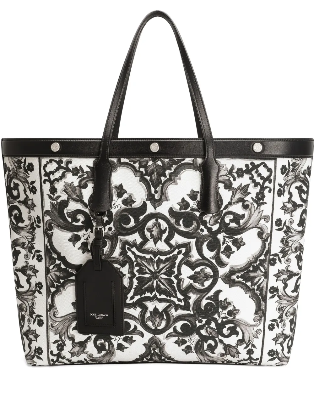 Dolce & Gabbana Majolica-print tote bag | White | Image 1