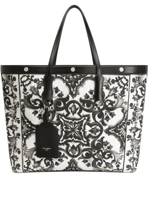 Dolce & Gabbana Majolica-print tote bag