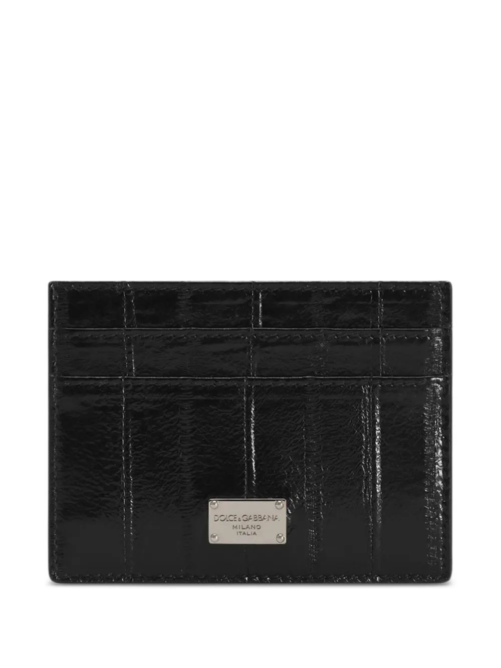 Dolce & Gabbana Leren pasjeshouder Zwart