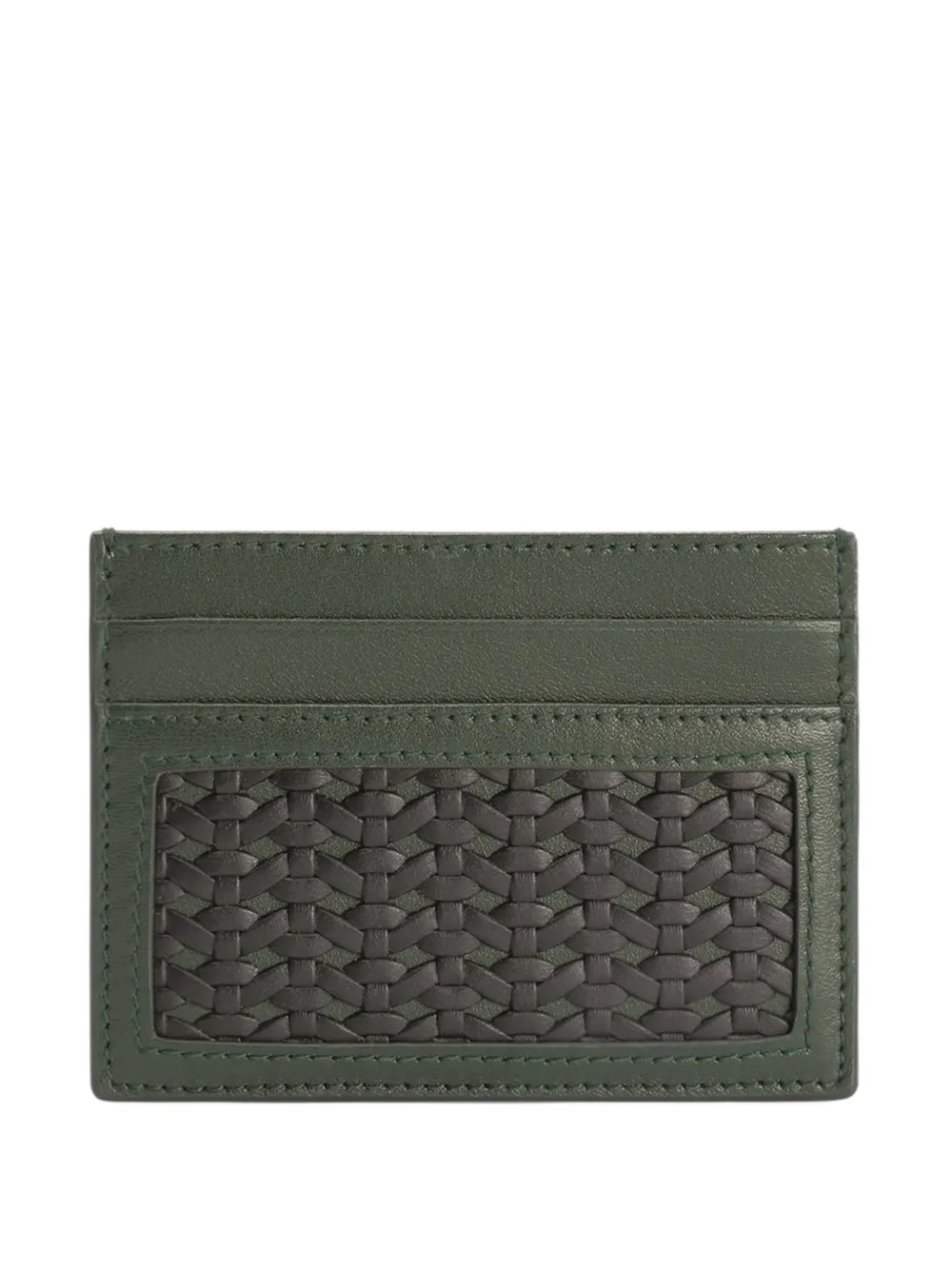 Dolce & Gabbana Kartenetui mit Flechtmuster | Grün | Image 1