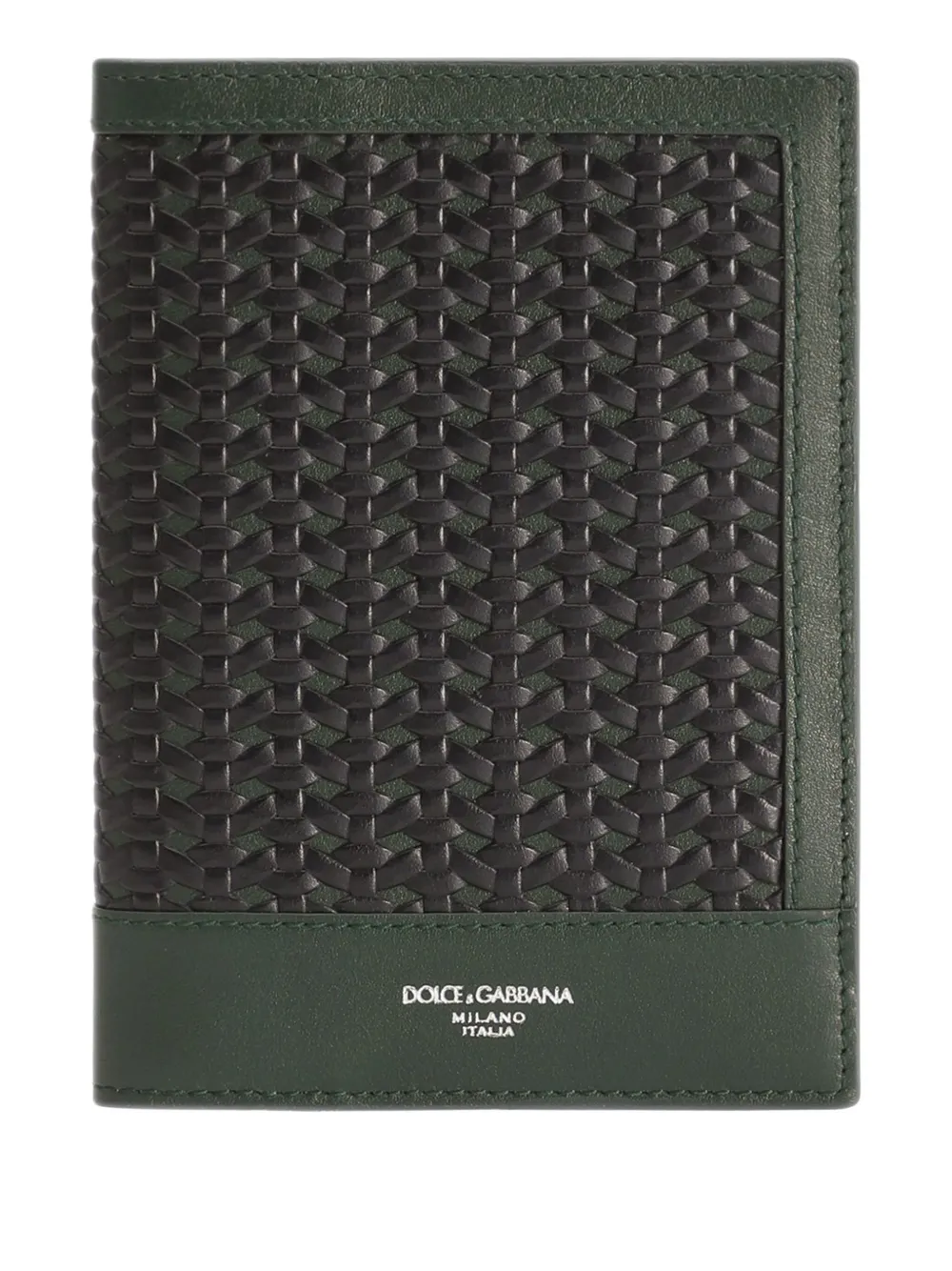 Dolce & Gabbana Leren pasjeshouder Groen
