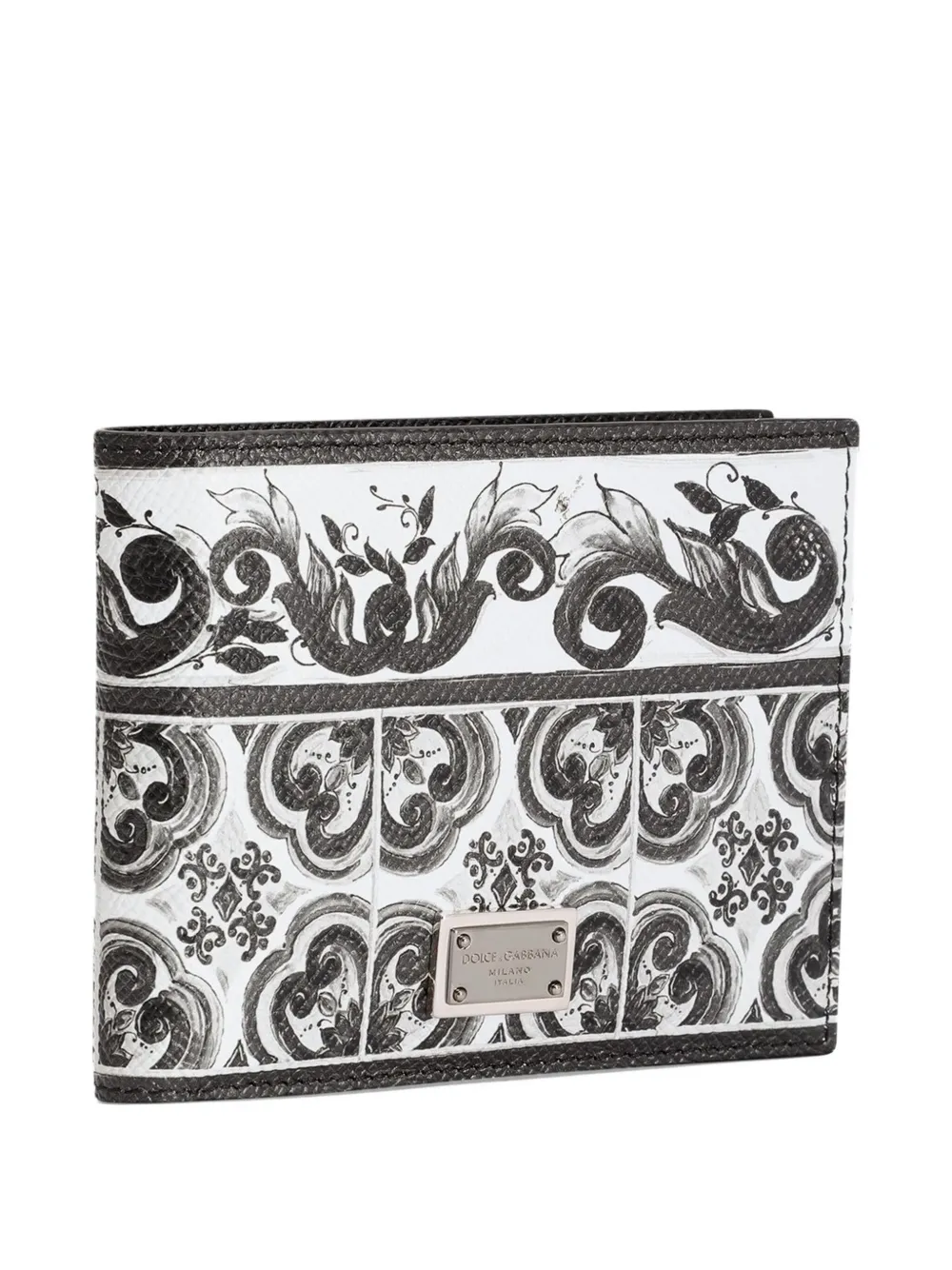 Dolce & Gabbana Portemonnee met grafische print Zwart