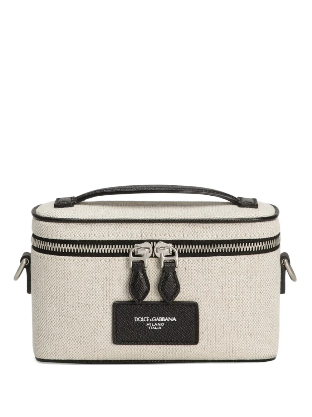 Dolce & Gabbana logo-print canvas tote bag | Neutrals | Image 1