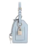 Dolce & Gabbana perforated leather tag holder - Blue
