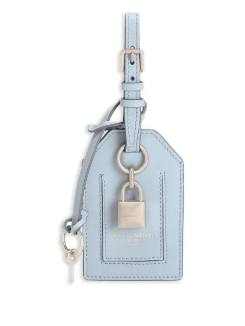 Dolce & Gabbana perforated leather tag holder