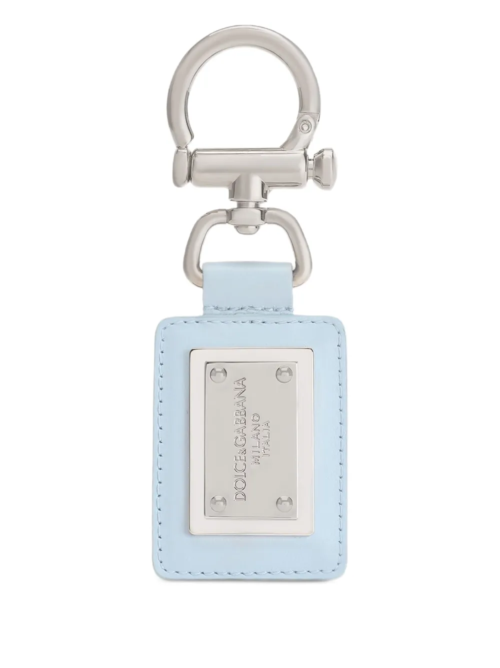 Dolce & Gabbana Leren sleutelhanger Blauw