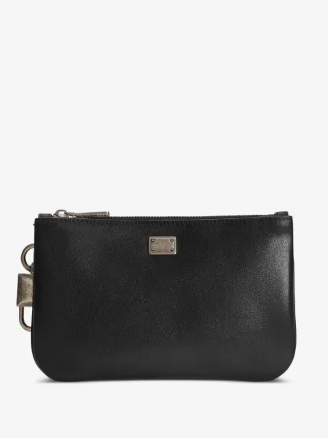 Dolce & Gabbana padlock-charm wash bag