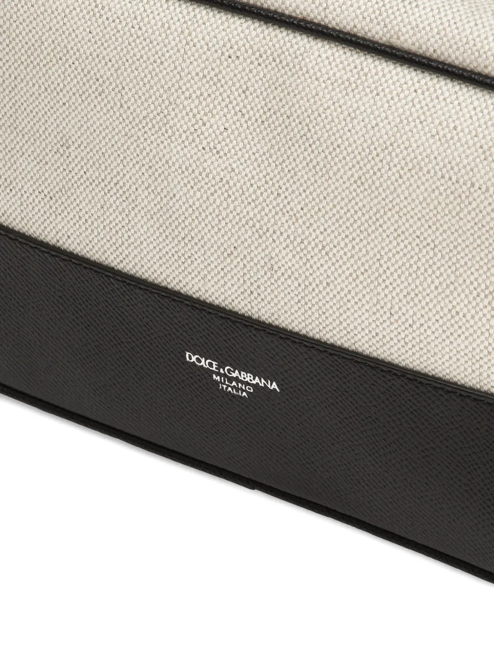 Dolce & Gabbana Canvas clutch Beige