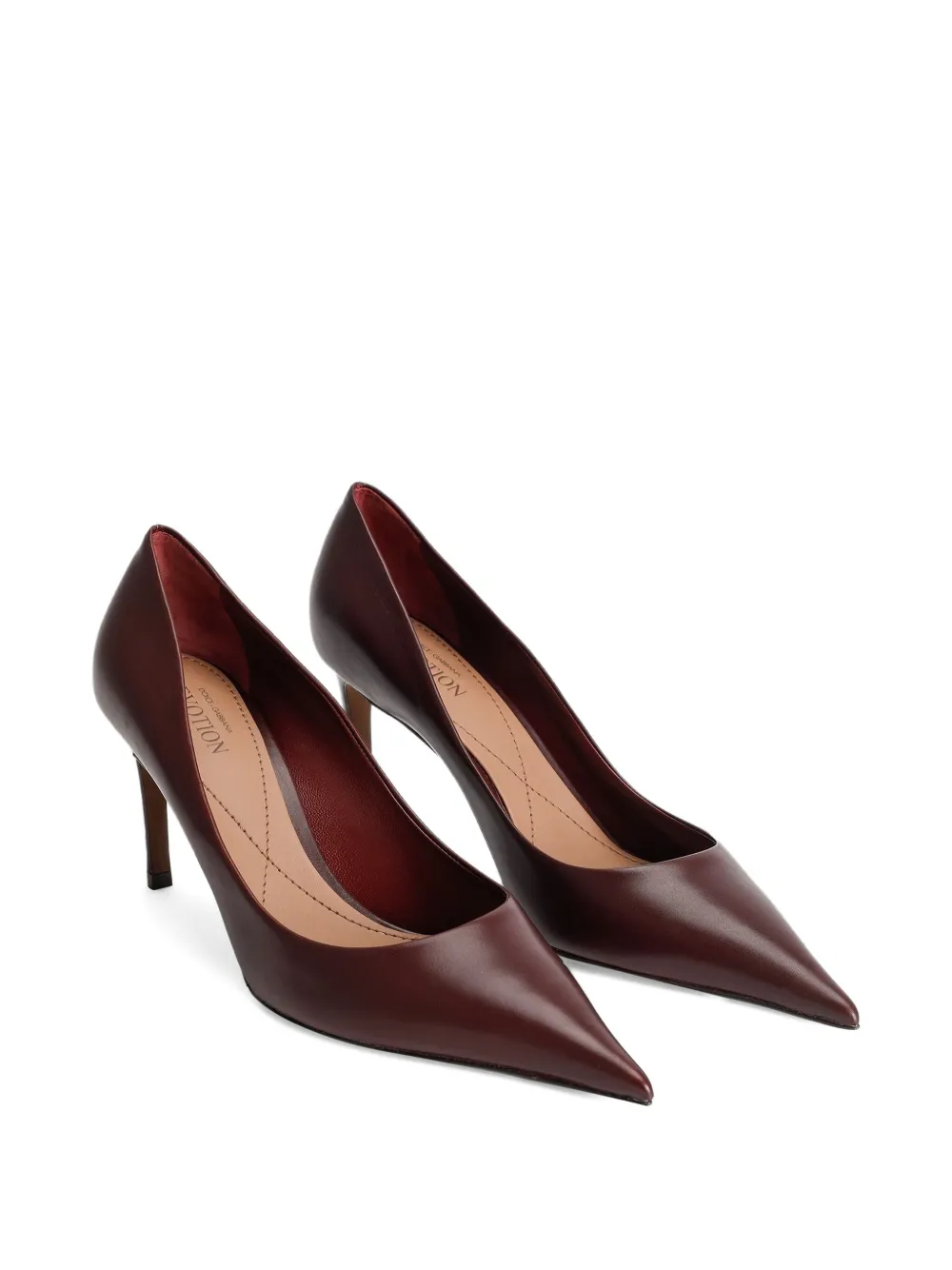 Dolce & Gabbana 80mm Devotion Leather Pumps In Animal Print