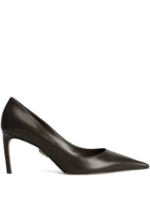 Dolce & Gabbana zapatillas Devotion de piel con tacón de 80mm
