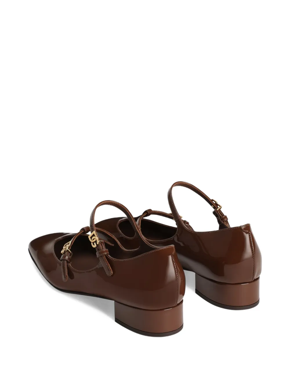 Dolce & Gabbana DG buckle-detail pumps Brown
