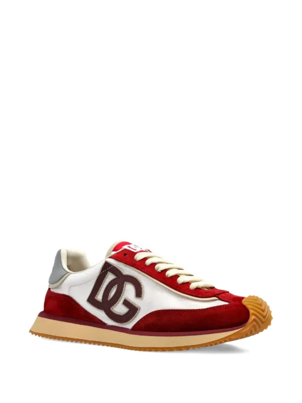 Dolce & Gabbana DGロゴ スエードスニーカー | レッド | FARFETCH JP