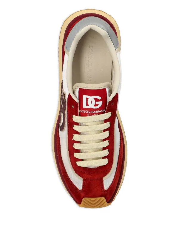 Dolce & Gabbana DGロゴ スエードスニーカー | レッド | FARFETCH JP