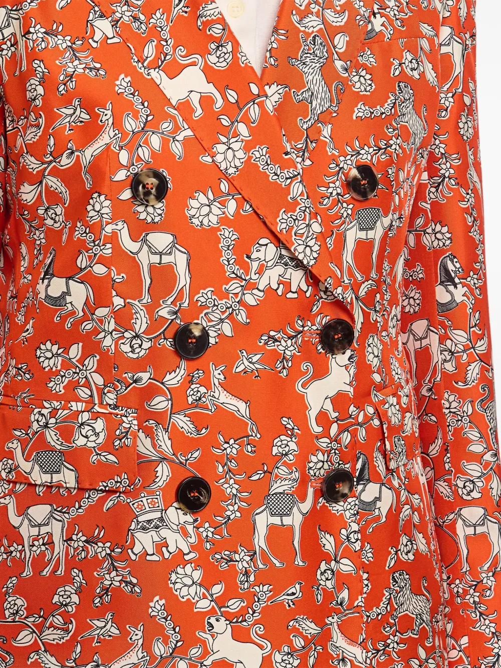 Alberto Biani Wollen blazer Oranje