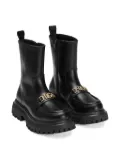Dolce & Gabbana Kids chain-detail lug-sole boots - Black