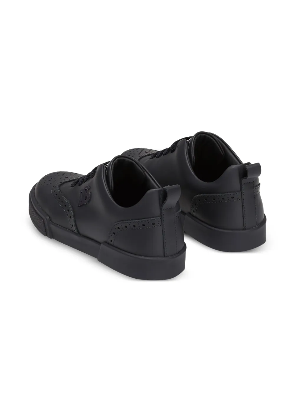 Dolce & Gabbana Kids Portofino sneakers met logodetail Blauw