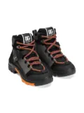 Dolce & Gabbana Kids lace-up zip boots - Black
