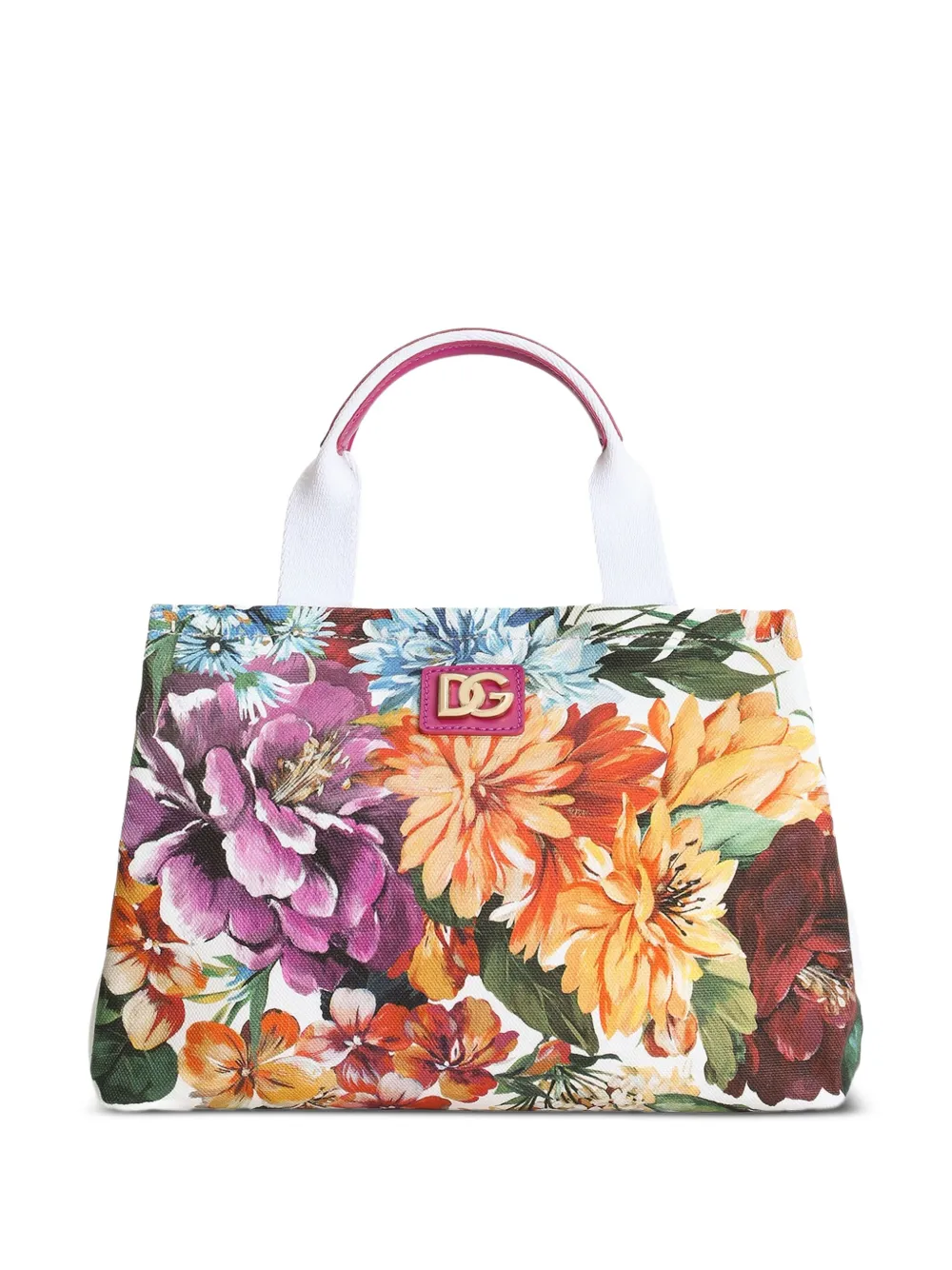Dolce & Gabbana Kids' Floral-print Shoulder Bag