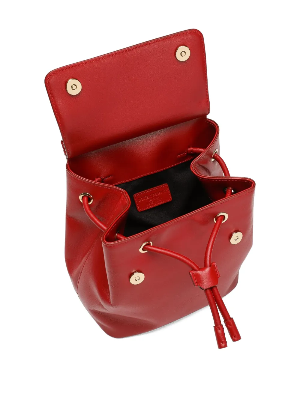 Dolce & Gabbana Kids Rugzak met trekkoord en handgreep Rood