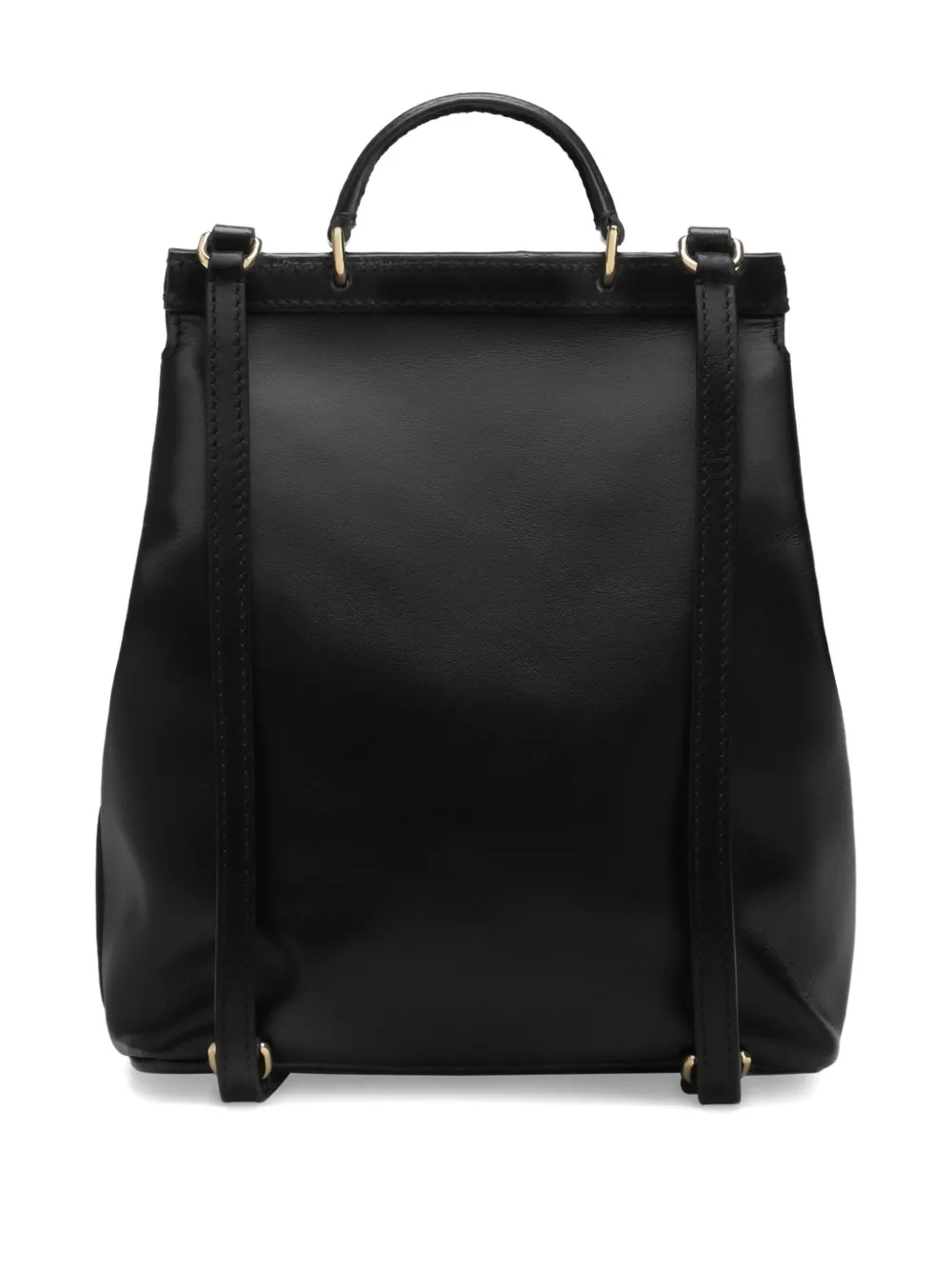 Dolce & Gabbana Kids Leren rugzak Zwart