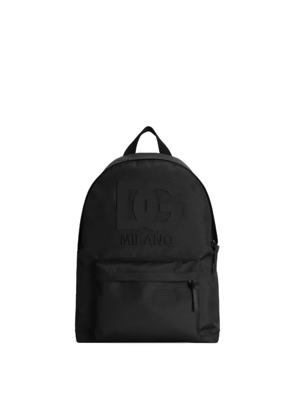 Dolce Gabbana Kids logo-embossed Backpack Black FARFETCH PH