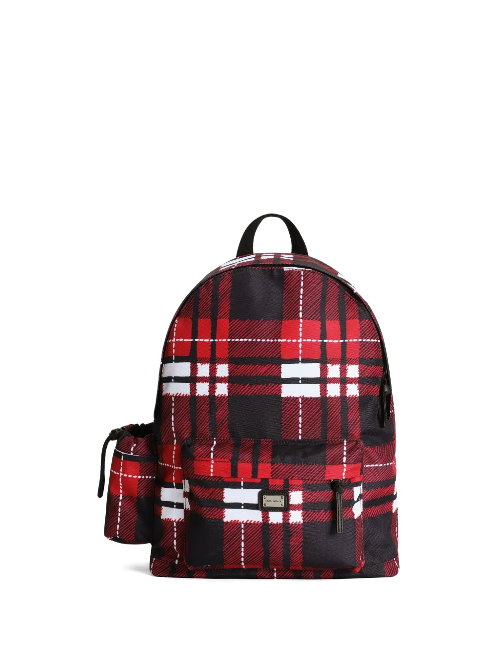 Dolce & Gabbana Kids Rugzak met tartan-ruit Rood