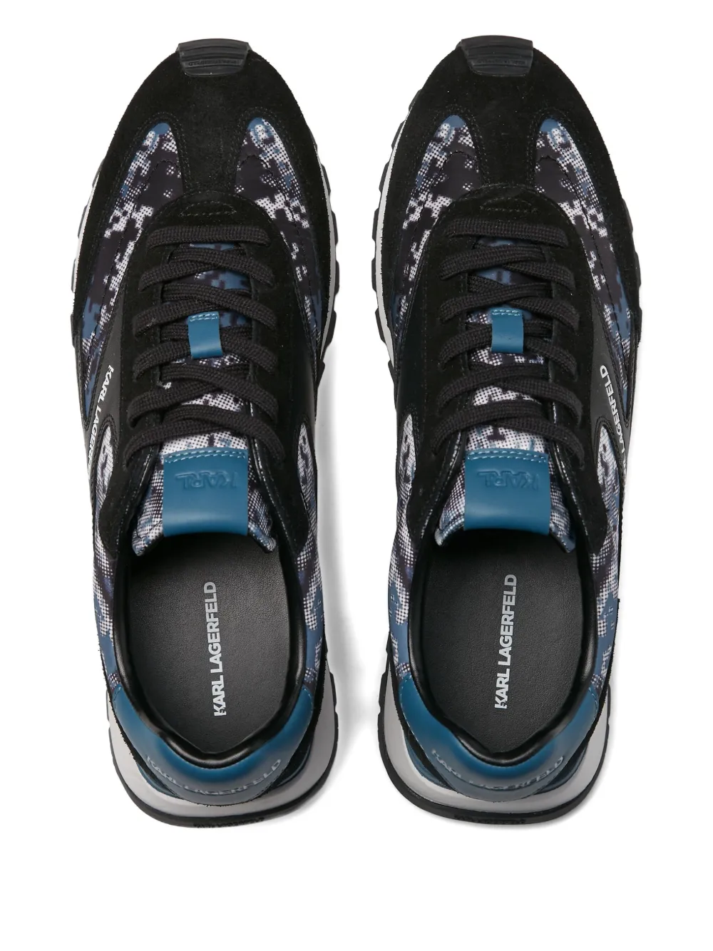 Karl Lagerfeld Jeans Sneakers met logoprint Zwart